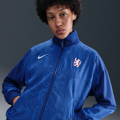 【未使用】2021-22 Chelsea Nike Anthem Jacket Chelsea 21-22 Anthem Jacket Leaked - Optical Illusion Of